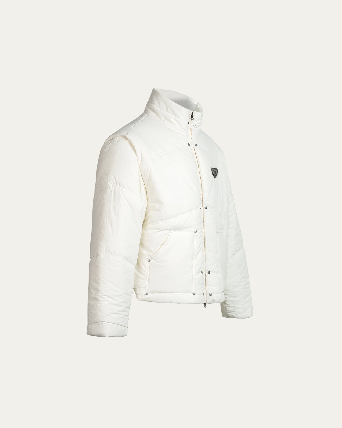 Puffer 2in 1 Vest/Jacket - Off White