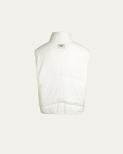 Puffer 2in 1 Vest/Jacket - Off White