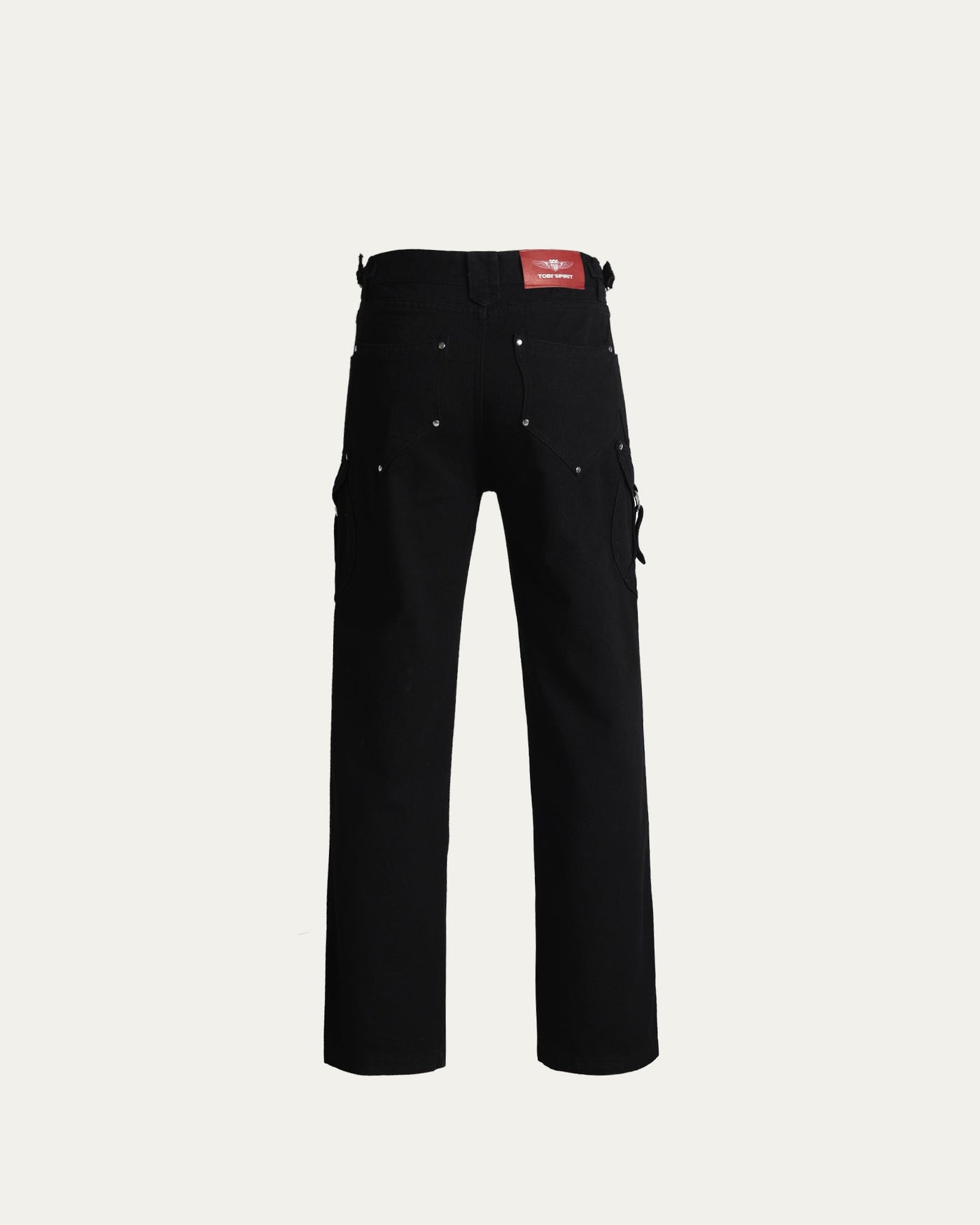 Double Knee Jeans SS23 - Black - TOBI