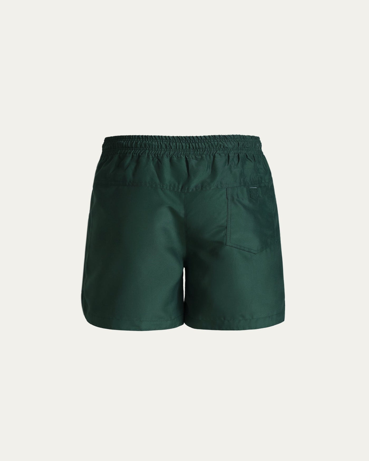 Nylon Basic Shorts - Green - TOBI