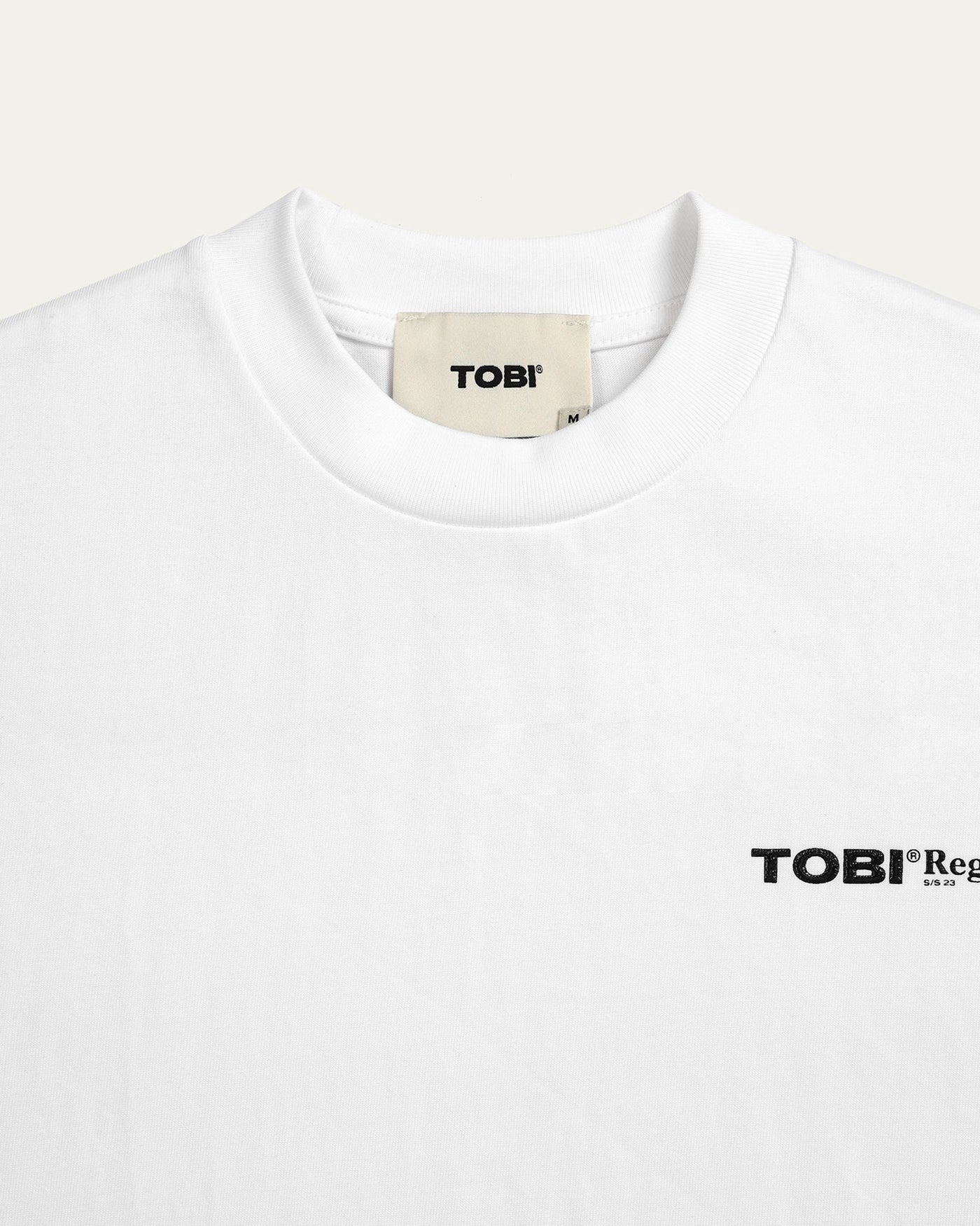 TOBI 280gsm Boxy Tee - Off White - TOBI