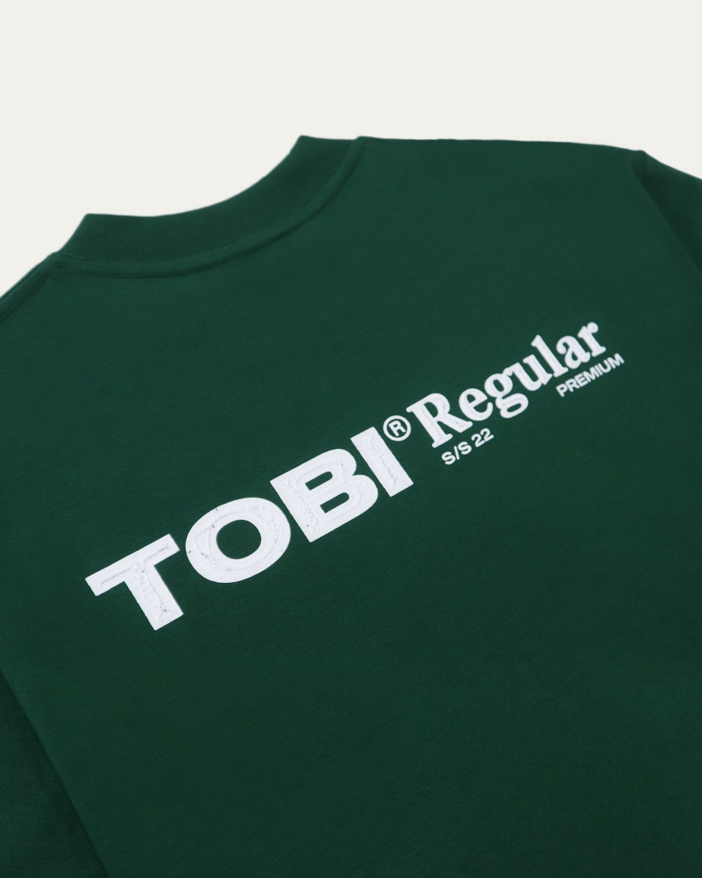 TOBI 280gsm Boxy Tee - Racing Green - TOBI